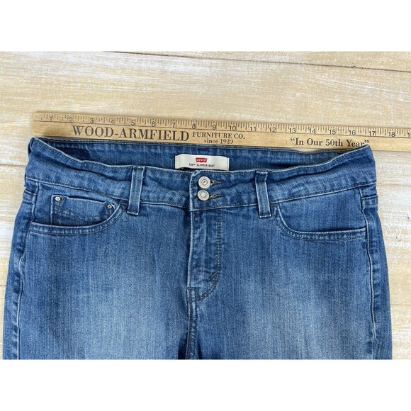 LEVIS 526 Womens The Original Jeans Slender Bootcut Medium Wash Blue | Size 10 - Picture 8 of 13